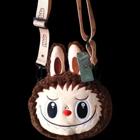 Popmart Popland Limited Edition Zimomo Big Head Plush Bag by Kasing Lung Labubu